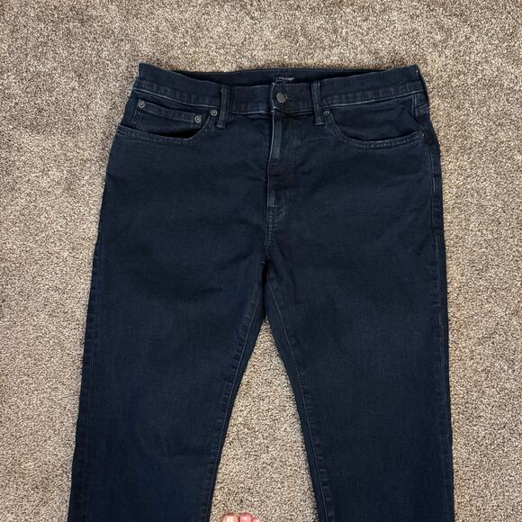 J.Crew NWT Men's Size 32x30 Straight Fit Jeans Signature Flex Dark Harbor Preppy - Picture 4 of 14